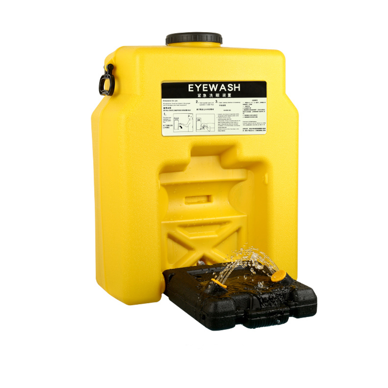 Портативная аварийная мойка для глаз, автономная 14г / 53л, желтая, с/без подвижной тележки