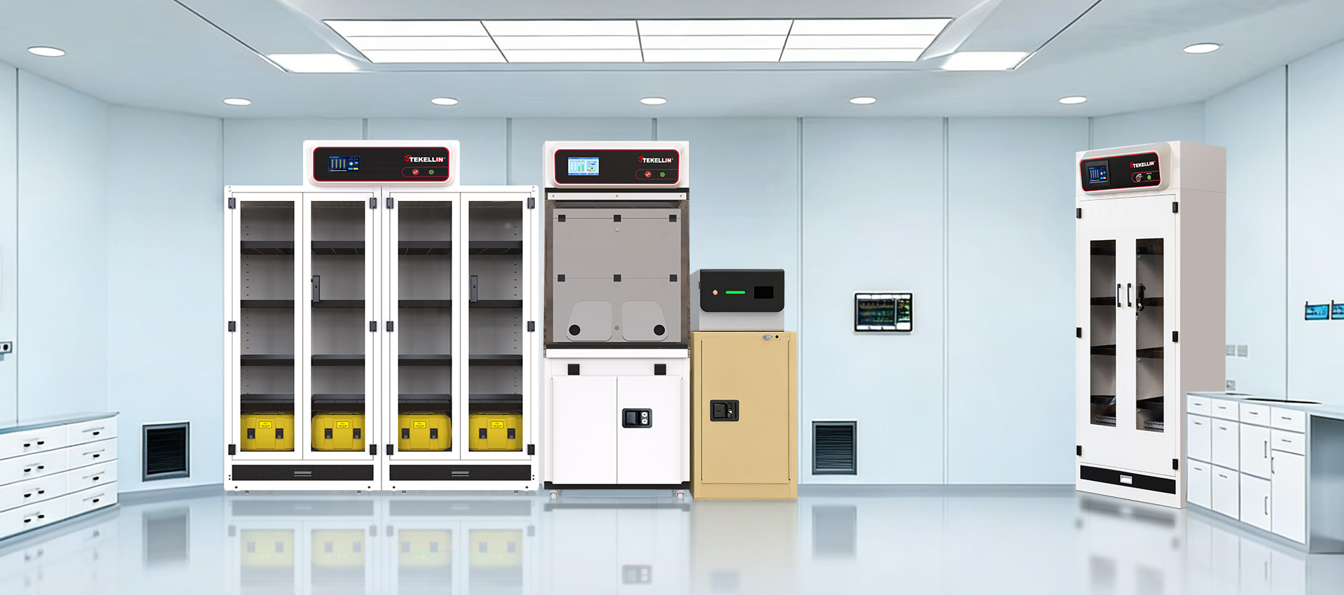 Мы сосредоточимся на безопасности персонала лаборатории и чистоте комнаты